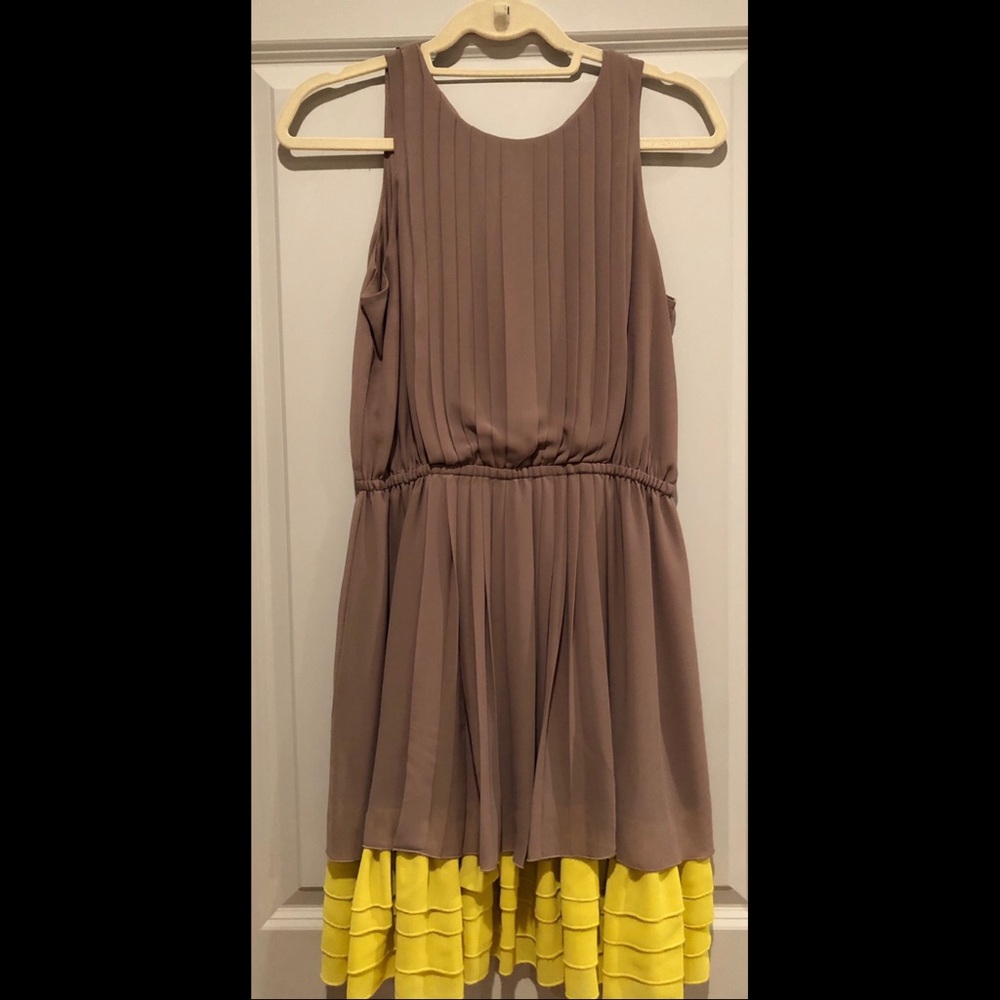 Ruffles and color dress!